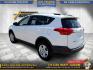 2014 WHITE /GRAY TOYOTA RAV4 LE FWD (JTMZFREV2EJ) with an 2.5L L4 DOHC 16V engine, 6-SPEED AUTOMATIC transmission, located at 19224 Kuykendahl Rd, Spring, TX, 77379, (713) 947-1245, 30.049259, -95.491402 - Photo#2