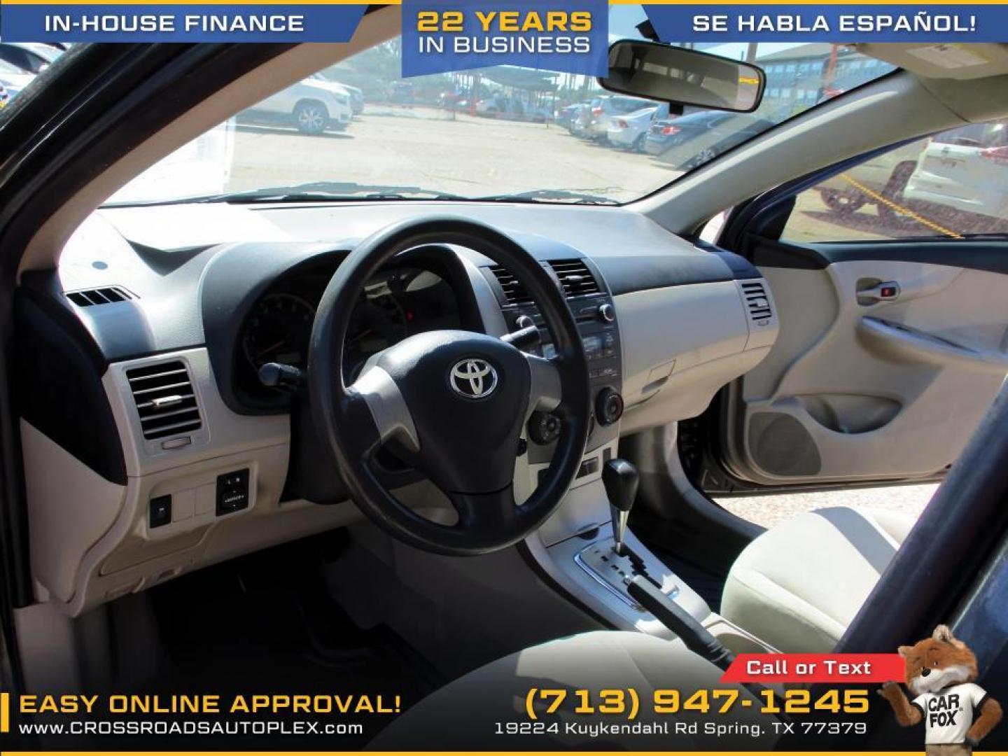 2011 SILVER /GRAY TOYOTA COROLLA S 4-Speed AT (JTDBU4EEXB9) with an 1.8L L4 DOHC 16V engine, 4-SPEED AUTOMATIC transmission, located at 19224 Kuykendahl Rd, Spring, TX, 77379, (713) 947-1245, 30.049259, -95.491402 - Photo#4