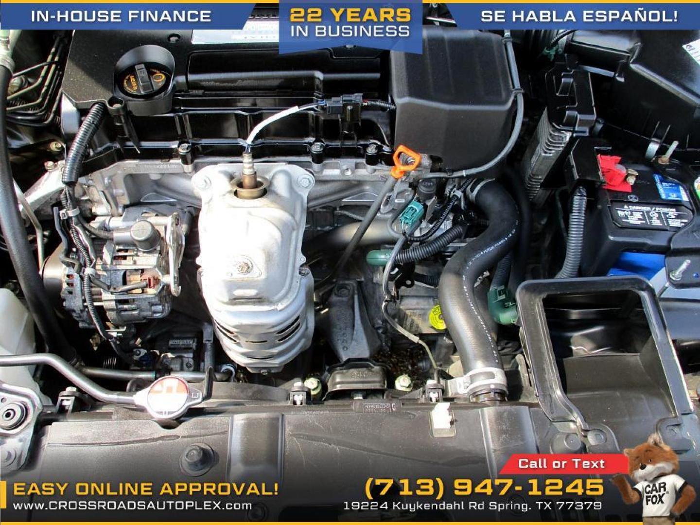 2014 SILVER /GRAY HONDA ACCORD LX Sedan CVT (1HGCR2F37EA) with an 2.4L L4 DOHC 16V engine, CVT transmission, located at 19224 Kuykendahl Rd, Spring, TX, 77379, (713) 947-1245, 30.049259, -95.491402 - Photo#14