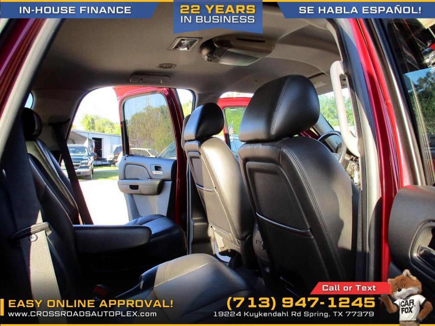 2010 RED /GRAY CHEVROLET TAHOE LTZ 2WD (1GNUCCE01AR) with an 5.3L V8 OHV 16V FFV engine, 6-SPEED AUTOMATIC transmission, located at 19224 Kuykendahl Rd, Spring, TX, 77379, (713) 947-1245, 30.049259, -95.491402 - Photo#13