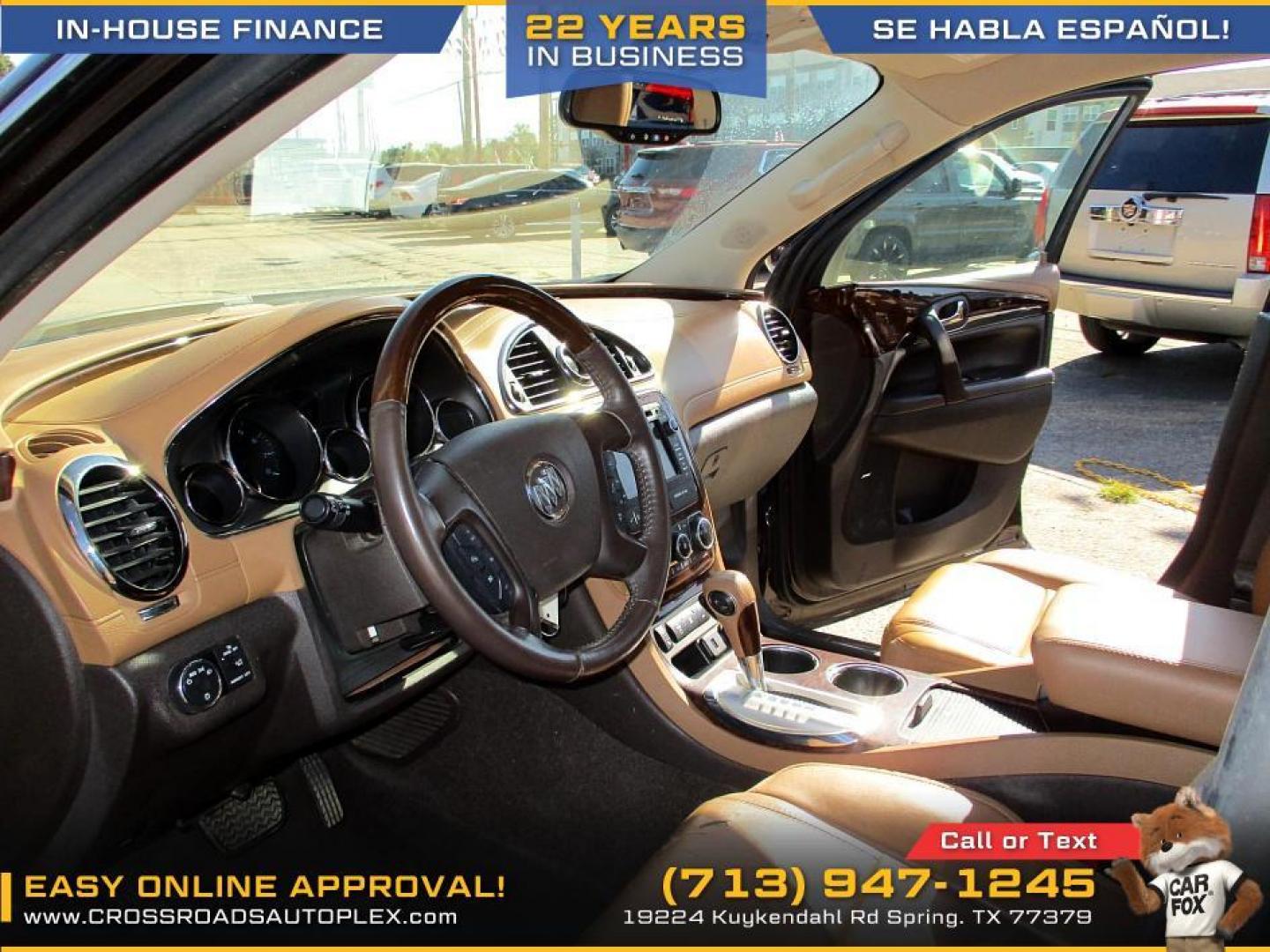 2016 BROWN /BROWN BUICK ENCLAVE Leather FWD (5GAKRBKDXGJ) with an 3.6L V6 DOHC 24V engine, 6-SPEED AUTOMATIC OVERDRIVE transmission, located at 19224 Kuykendahl Rd, Spring, TX, 77379, (713) 947-1245, 30.049259, -95.491402 - Photo#5