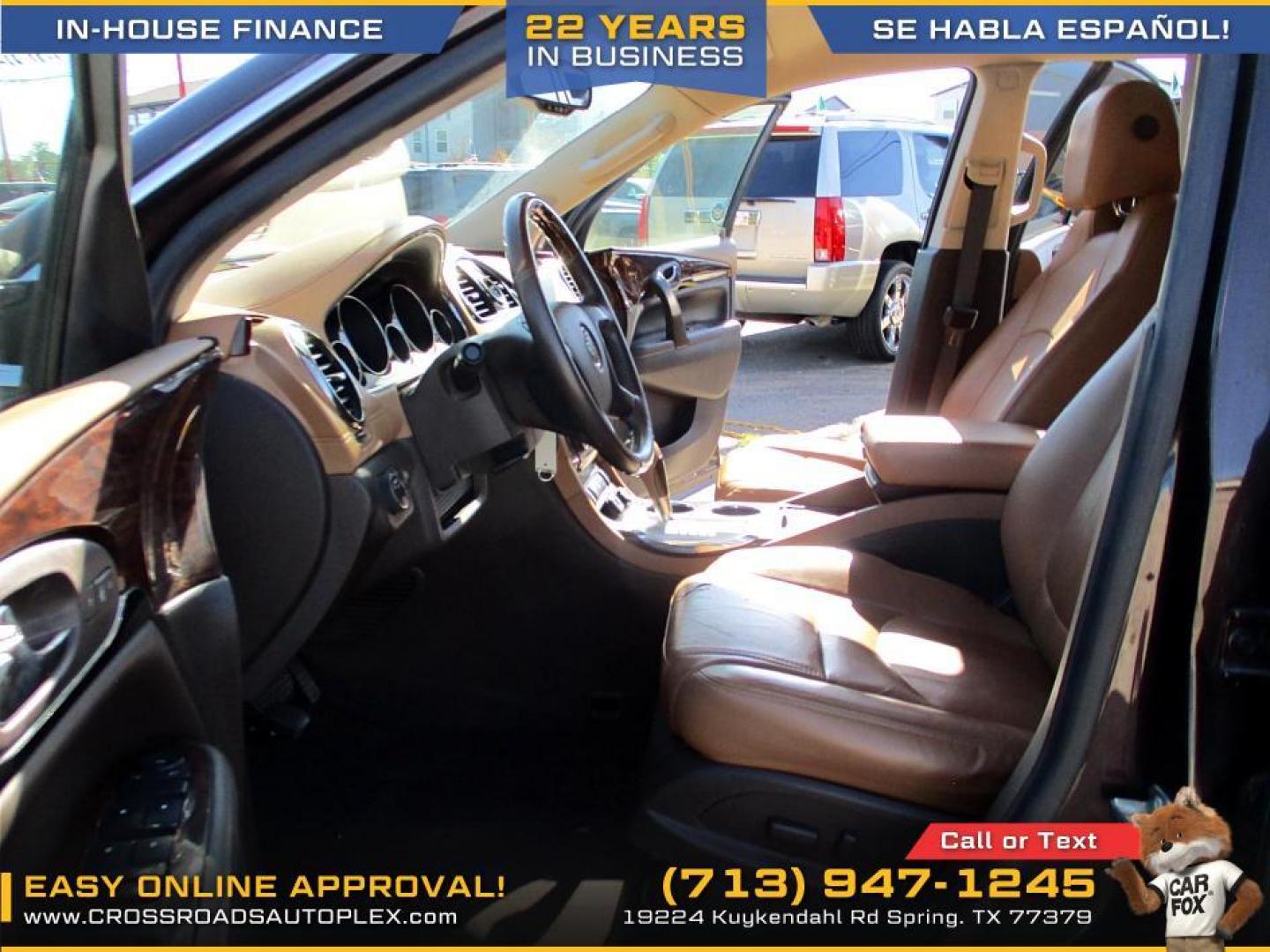 2016 BROWN /BROWN BUICK ENCLAVE Leather FWD (5GAKRBKDXGJ) with an 3.6L V6 DOHC 24V engine, 6-SPEED AUTOMATIC OVERDRIVE transmission, located at 19224 Kuykendahl Rd, Spring, TX, 77379, (713) 947-1245, 30.049259, -95.491402 - Photo#6