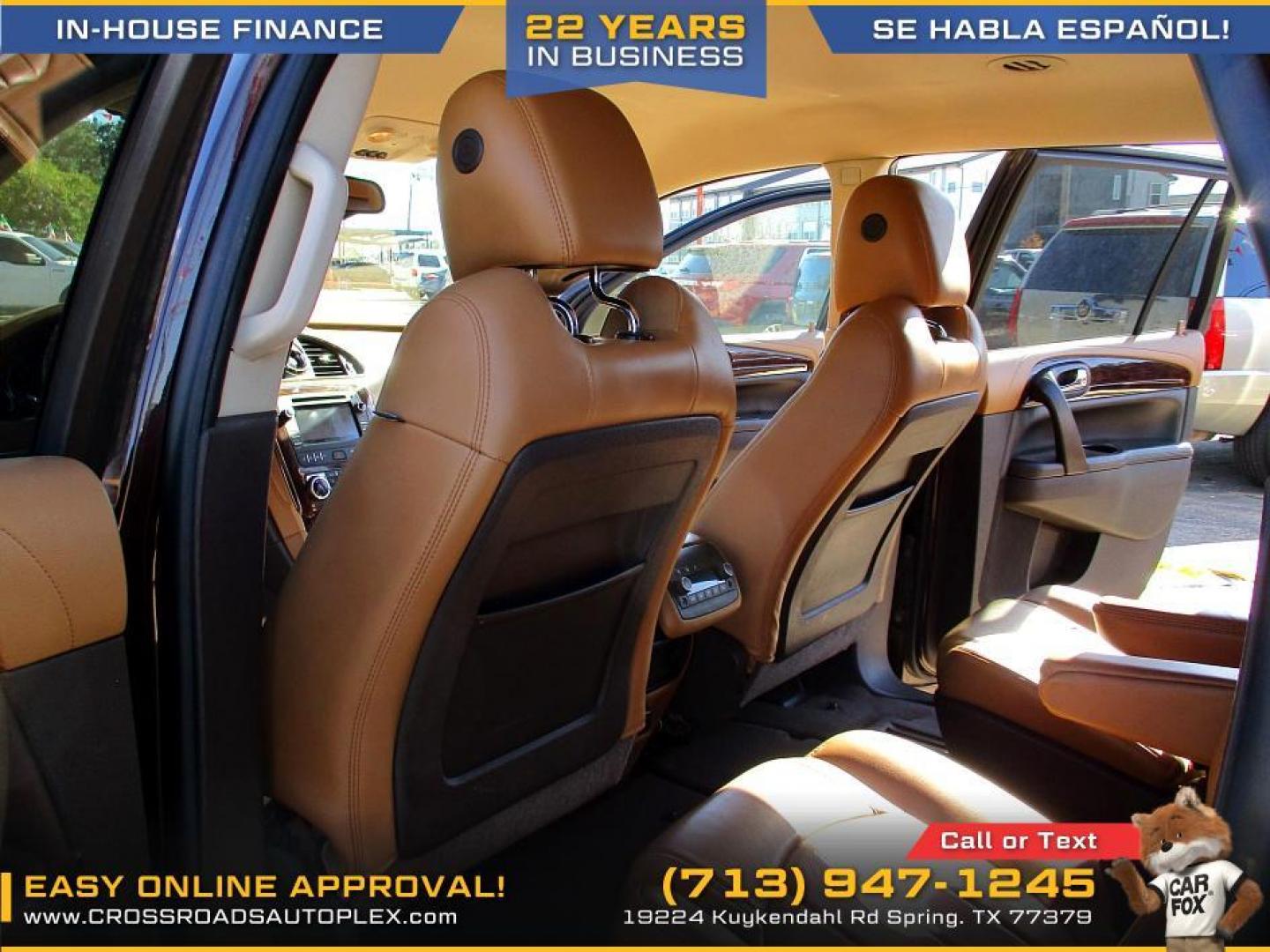 2016 BROWN /BROWN BUICK ENCLAVE Leather FWD (5GAKRBKDXGJ) with an 3.6L V6 DOHC 24V engine, 6-SPEED AUTOMATIC OVERDRIVE transmission, located at 19224 Kuykendahl Rd, Spring, TX, 77379, (713) 947-1245, 30.049259, -95.491402 - Photo#7