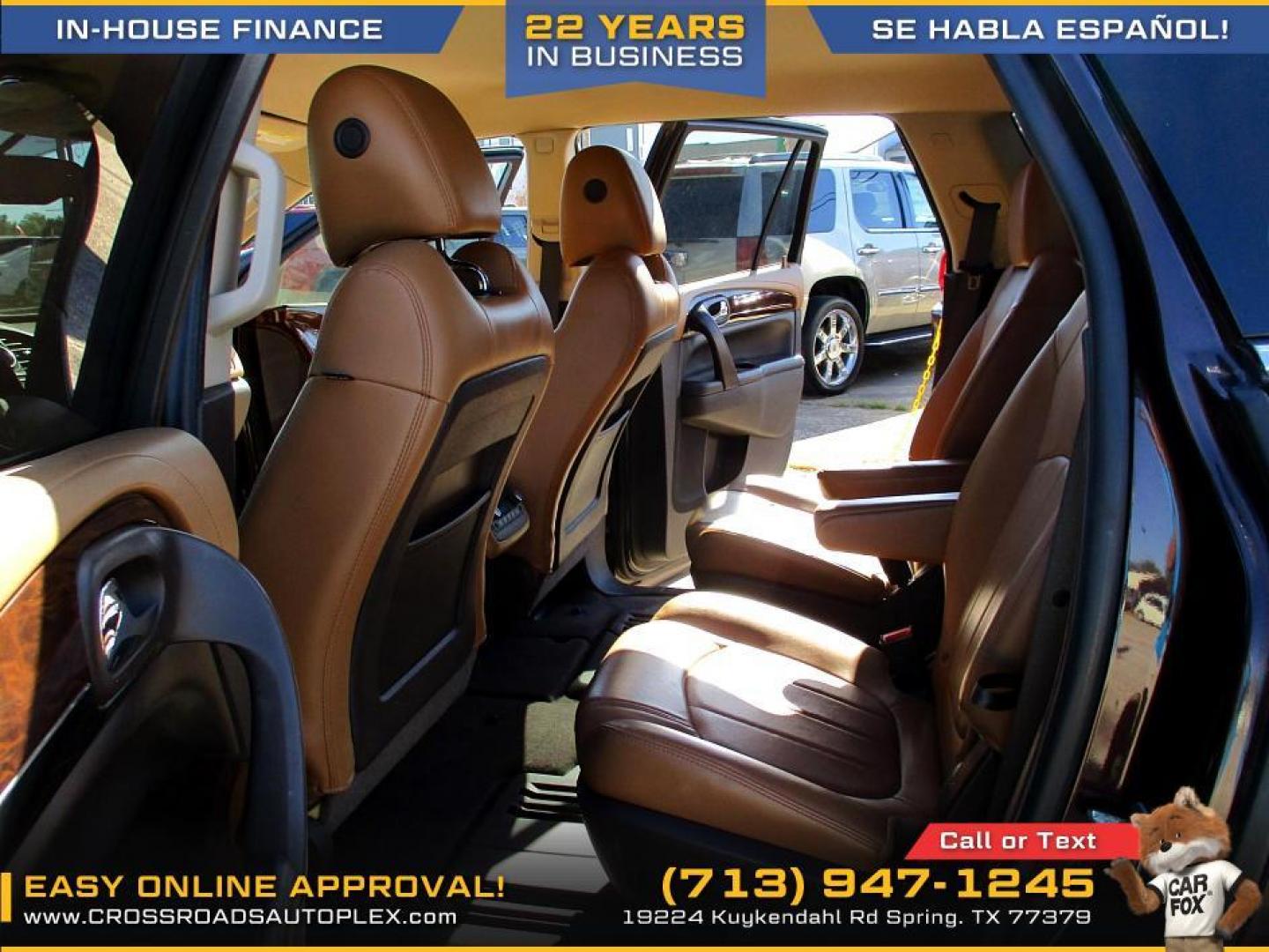 2016 BROWN /BROWN BUICK ENCLAVE Leather FWD (5GAKRBKDXGJ) with an 3.6L V6 DOHC 24V engine, 6-SPEED AUTOMATIC OVERDRIVE transmission, located at 19224 Kuykendahl Rd, Spring, TX, 77379, (713) 947-1245, 30.049259, -95.491402 - Photo#8