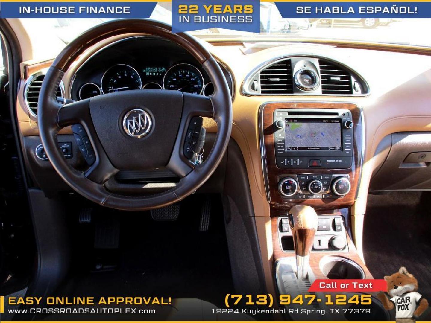 2016 BROWN /BROWN BUICK ENCLAVE Leather FWD (5GAKRBKDXGJ) with an 3.6L V6 DOHC 24V engine, 6-SPEED AUTOMATIC OVERDRIVE transmission, located at 19224 Kuykendahl Rd, Spring, TX, 77379, (713) 947-1245, 30.049259, -95.491402 - Photo#9