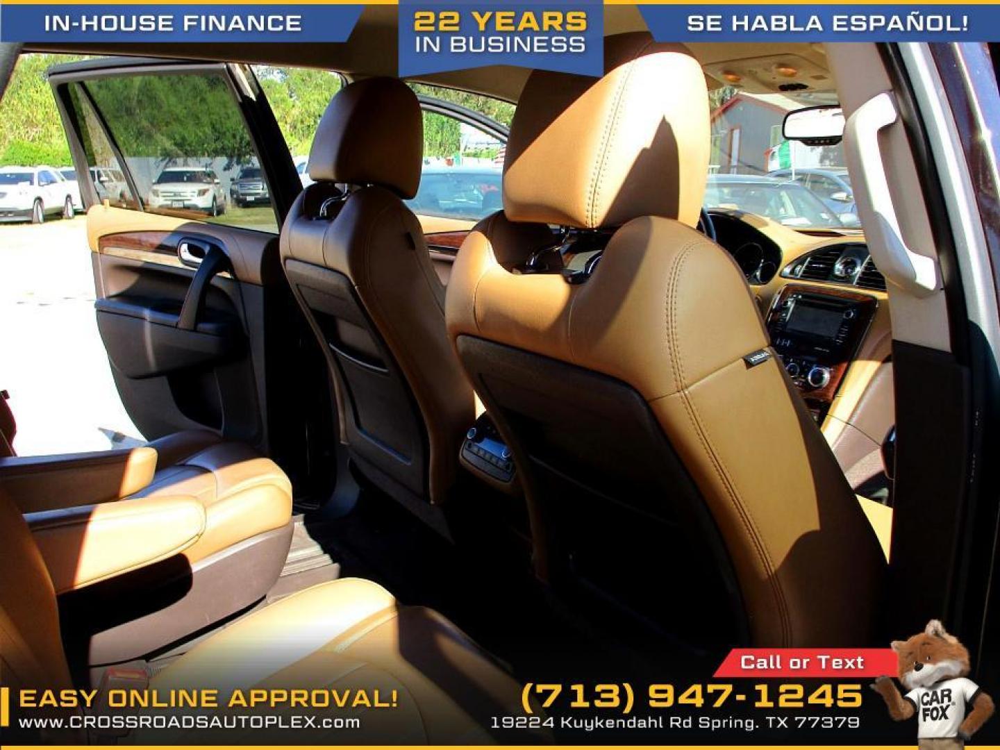 2016 BROWN /BROWN BUICK ENCLAVE Leather FWD (5GAKRBKDXGJ) with an 3.6L V6 DOHC 24V engine, 6-SPEED AUTOMATIC OVERDRIVE transmission, located at 19224 Kuykendahl Rd, Spring, TX, 77379, (713) 947-1245, 30.049259, -95.491402 - Photo#11