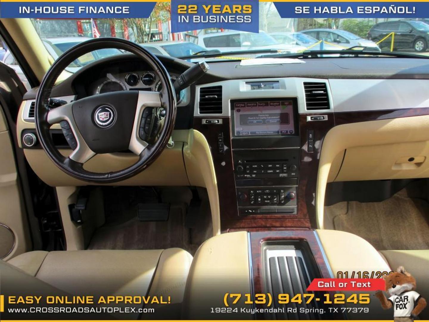 2012 BROWN /BROWN CADILLAC ESCALADE 2WD Luxury (1GYS3BEF9CR) with an 6.2L V8 OHV 16V FFV engine, 6-SPEED AUTOMATIC transmission, located at 19224 Kuykendahl Rd, Spring, TX, 77379, (713) 947-1245, 30.049259, -95.491402 - CALL US FOR FINANCING OPTIONS AT 713-947-1245 - Photo#10
