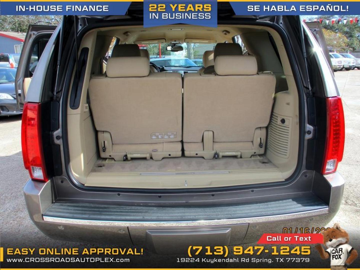2012 BROWN /BROWN CADILLAC ESCALADE 2WD Luxury (1GYS3BEF9CR) with an 6.2L V8 OHV 16V FFV engine, 6-SPEED AUTOMATIC transmission, located at 19224 Kuykendahl Rd, Spring, TX, 77379, (713) 947-1245, 30.049259, -95.491402 - CALL US FOR FINANCING OPTIONS AT 713-947-1245 - Photo#11
