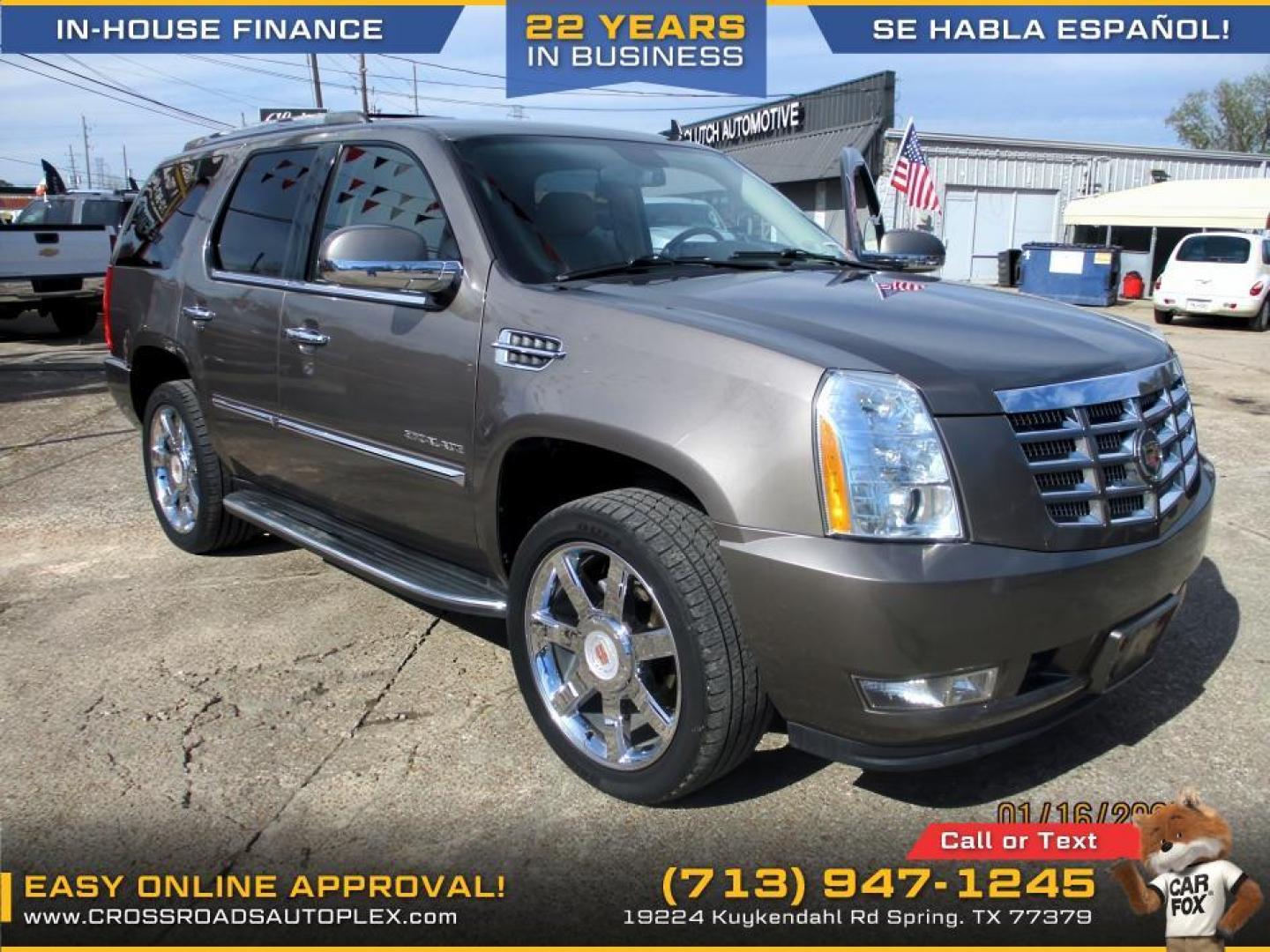 2012 BROWN /BROWN CADILLAC ESCALADE 2WD Luxury (1GYS3BEF9CR) with an 6.2L V8 OHV 16V FFV engine, 6-SPEED AUTOMATIC transmission, located at 19224 Kuykendahl Rd, Spring, TX, 77379, (713) 947-1245, 30.049259, -95.491402 - CALL US FOR FINANCING OPTIONS AT 713-947-1245 - Photo#5