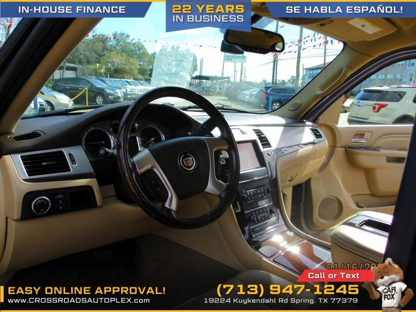 2012 BROWN /BROWN CADILLAC ESCALADE 2WD Luxury (1GYS3BEF9CR) with an 6.2L V8 OHV 16V FFV engine, 6-SPEED AUTOMATIC transmission, located at 19224 Kuykendahl Rd, Spring, TX, 77379, (713) 947-1245, 30.049259, -95.491402 - CALL US FOR FINANCING OPTIONS AT 713-947-1245 - Photo#6