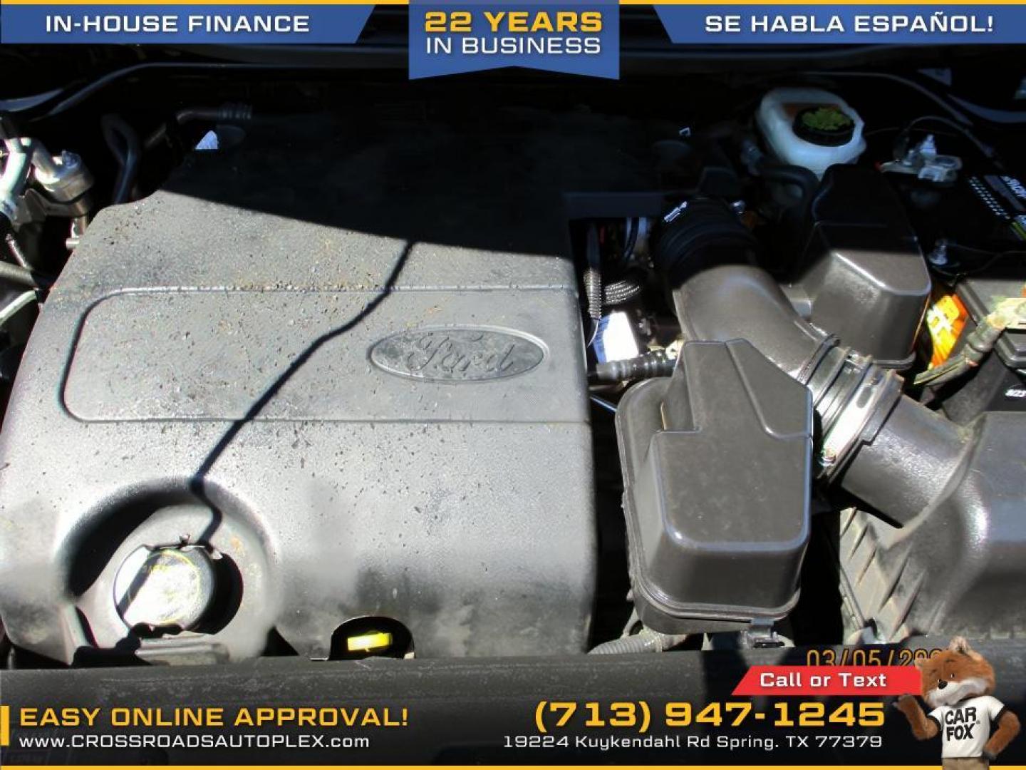 2017 BLUE /TAN FORD EXPLORER Base FWD (1FM5K7B87HG) with an 3.5L V6 DOHC 24V engine, 6-SPEED AUTOMATIC transmission, located at 19224 Kuykendahl Rd, Spring, TX, 77379, (713) 947-1245, 30.049259, -95.491402 - Photo#13