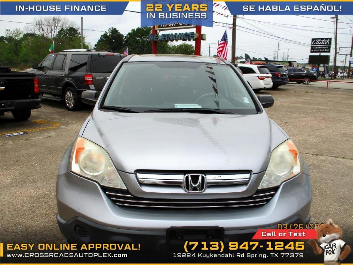 2007 SILVER /GRAY HONDA CR-V EX 4WD AT (JHLRE485X7C) with an 2.4L L4 DOHC 16V engine, 5-SPEED AUTOMATIC transmission, located at 19224 Kuykendahl Rd, Spring, TX, 77379, (713) 947-1245, 30.049259, -95.491402 - Photo#7