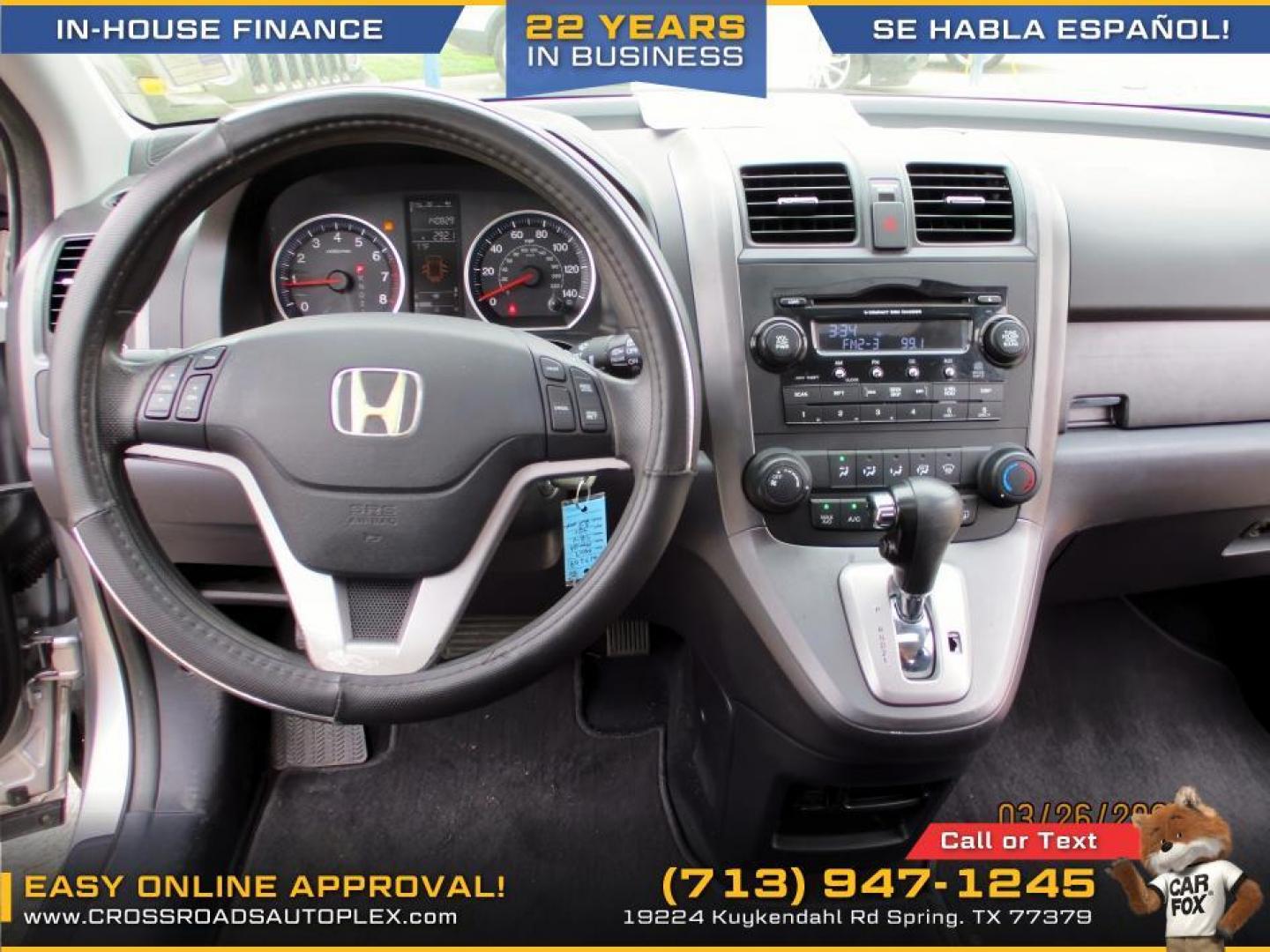 2007 SILVER /GRAY HONDA CR-V EX 4WD AT (JHLRE485X7C) with an 2.4L L4 DOHC 16V engine, 5-SPEED AUTOMATIC transmission, located at 19224 Kuykendahl Rd, Spring, TX, 77379, (713) 947-1245, 30.049259, -95.491402 - Photo#9