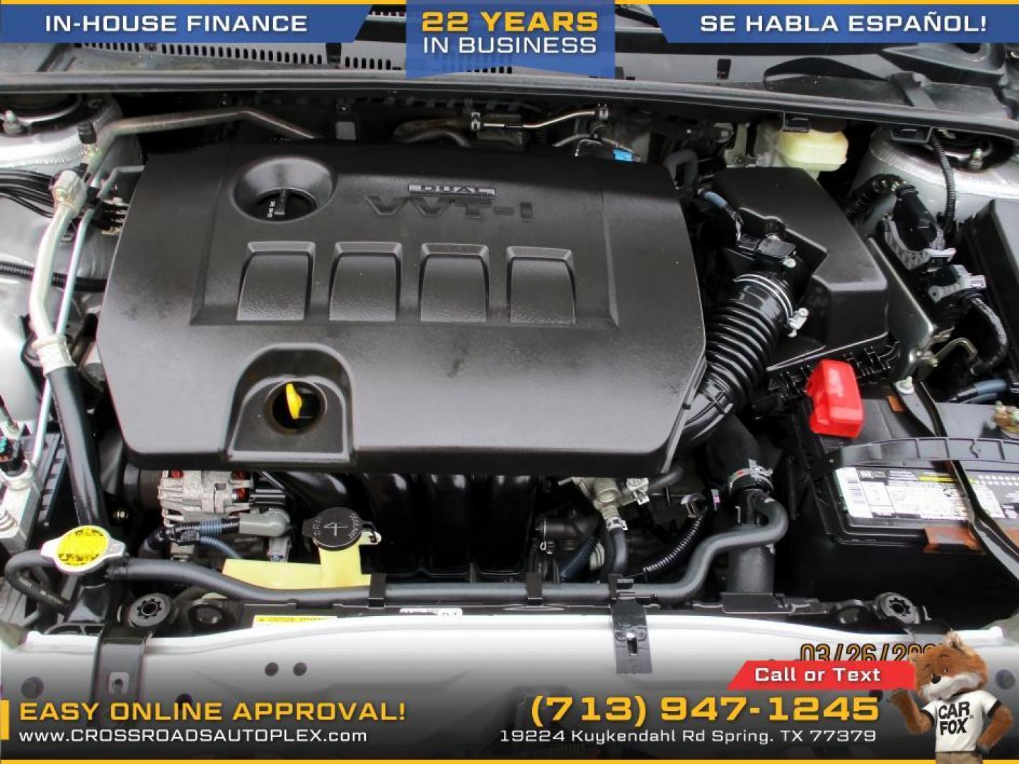 2015 SILVER /GRAY TOYOTA COROLLA L 4-Speed AT (5YFBURHE2FP) with an 1.8L L4 DOHC 16V engine, 4-SPEED AUTOMATIC transmission, located at 19224 Kuykendahl Rd, Spring, TX, 77379, (713) 947-1245, 30.049259, -95.491402 - Photo#15