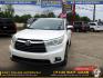 2015 WHITE /TAN TOYOTA HIGHLANDER XLE FWD V6 (5TDKKRFH4FS) with an 3.5L V6 DOHC 24V engine, 6-SPEED AUTOMATIC transmission, located at 19224 Kuykendahl Rd, Spring, TX, 77379, (713) 947-1245, 30.049259, -95.491402 - Photo#2