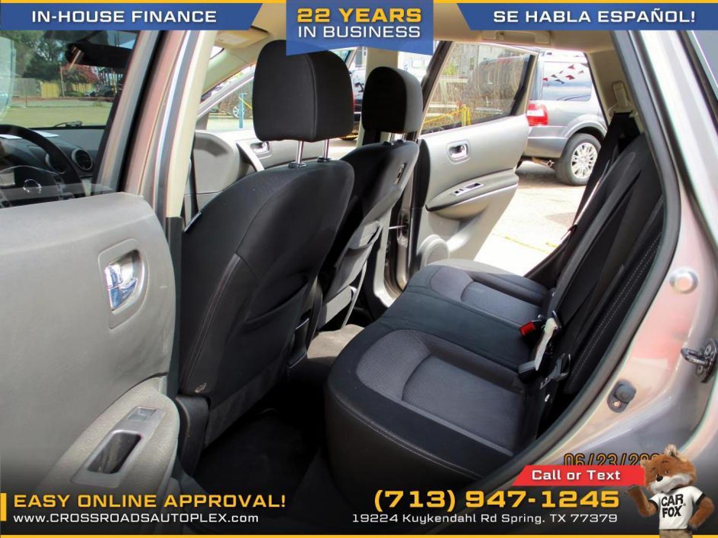 2012 BEIGE /TAN NISSAN ROGUE S FWD Krom Edition (JN8AS5MT7CW) with an 2.5L L4 DOHC 16V engine, CVT transmission, located at 19224 Kuykendahl Rd, Spring, TX, 77379, (713) 947-1245, 30.049259, -95.491402 - Photo#10