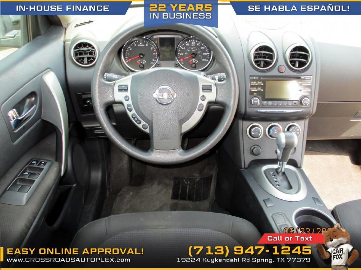 2012 BEIGE /TAN NISSAN ROGUE S FWD Krom Edition (JN8AS5MT7CW) with an 2.5L L4 DOHC 16V engine, CVT transmission, located at 19224 Kuykendahl Rd, Spring, TX, 77379, (713) 947-1245, 30.049259, -95.491402 - Photo#11