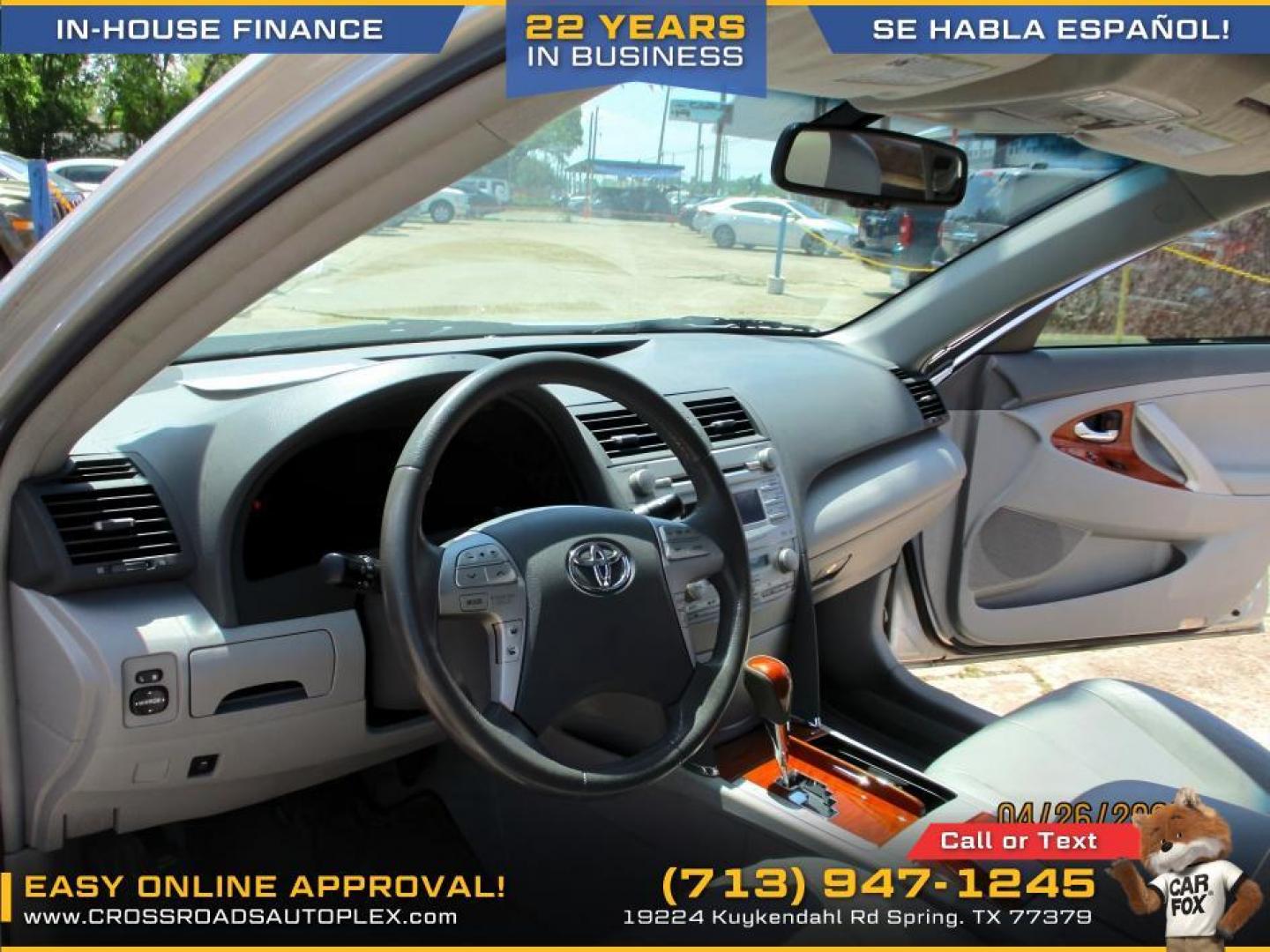 2011 SILVER /GRAY TOYOTA CAMRY Base 6-Spd AT (4T4BF3EK3BR) with an 2.5L L4 DOHC 16V engine, 6-SPEED AUTOMATIC transmission, located at 19224 Kuykendahl Rd, Spring, TX, 77379, (713) 947-1245, 30.049259, -95.491402 - Photo#6