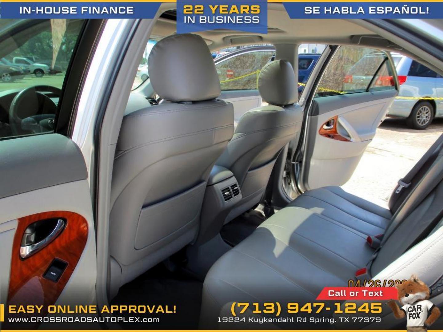 2011 SILVER /GRAY TOYOTA CAMRY Base 6-Spd AT (4T4BF3EK3BR) with an 2.5L L4 DOHC 16V engine, 6-SPEED AUTOMATIC transmission, located at 19224 Kuykendahl Rd, Spring, TX, 77379, (713) 947-1245, 30.049259, -95.491402 - Photo#8