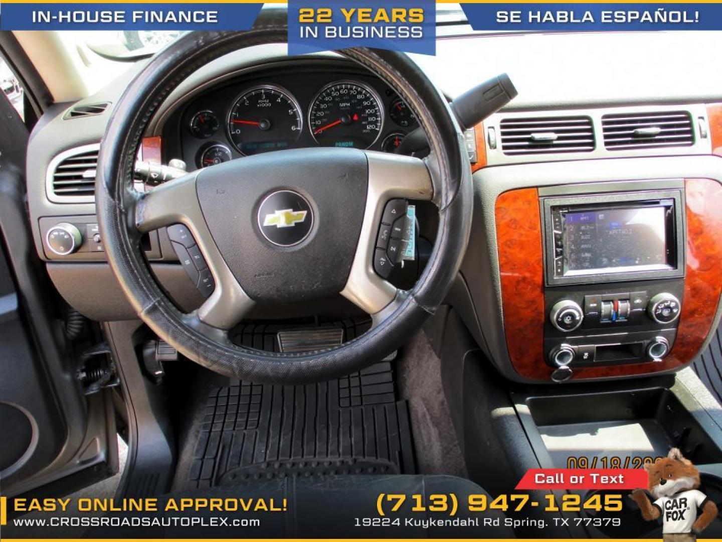 2012 SILVER /SILVER CHEVROLET TAHOE LS 2WD (1GNSCAE0XCR) with an 5.3L V8 OHV 16V FFV engine, 6-SPEED AUTOMATIC transmission, located at 19224 Kuykendahl Rd, Spring, TX, 77379, (713) 947-1245, 30.049259, -95.491402 - Photo#8