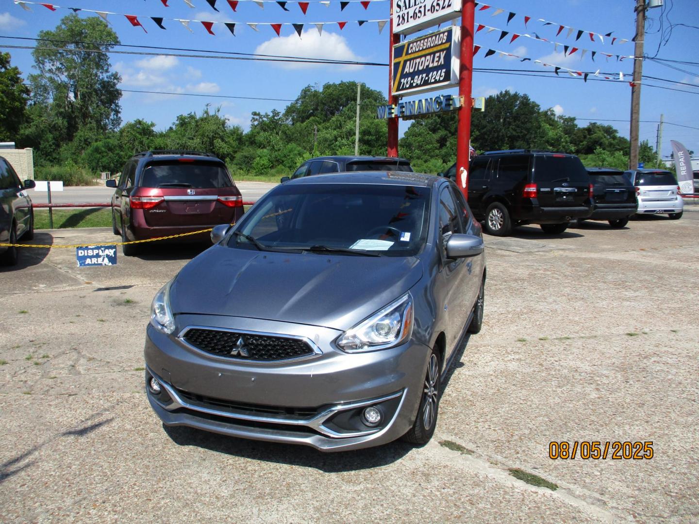 2018 SILVER /GRAY MITSUBISHI MIRAGE GT (ML32A5HJ8JH) with an 1.2L L3 DOHC engine, CVT transmission, located at 19224 Kuykendahl Rd, Spring, TX, 77379, (713) 947-1245, 30.049259, -95.491402 - Photo#0