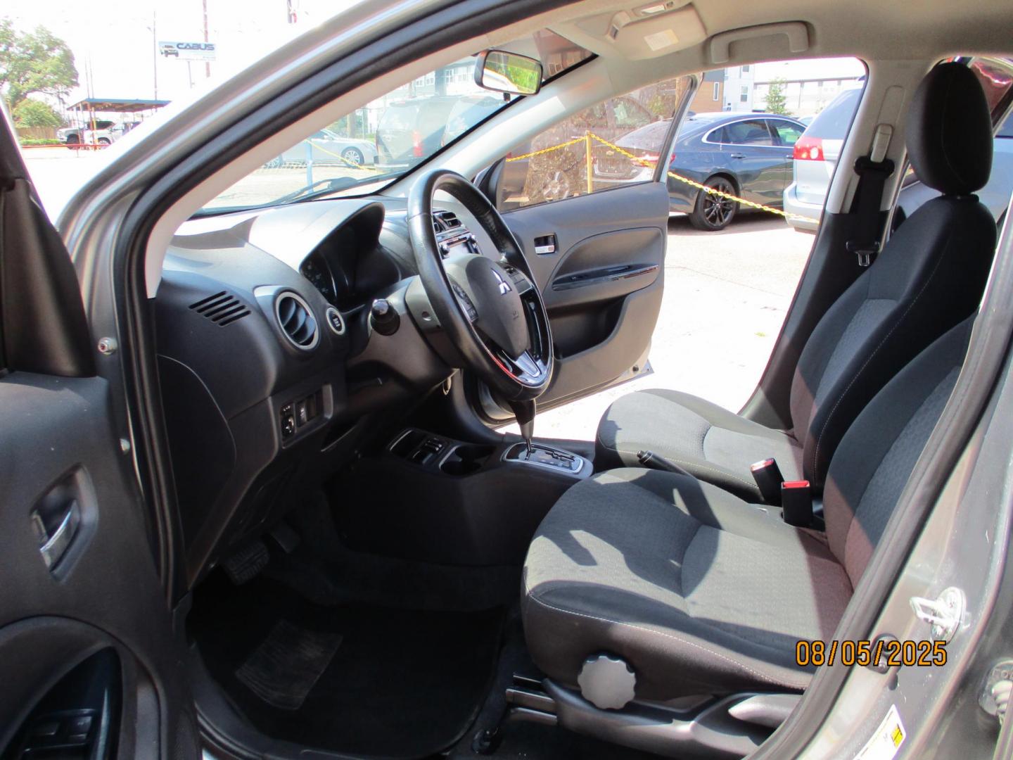 2018 SILVER /GRAY MITSUBISHI MIRAGE GT (ML32A5HJ8JH) with an 1.2L L3 DOHC engine, CVT transmission, located at 19224 Kuykendahl Rd, Spring, TX, 77379, (713) 947-1245, 30.049259, -95.491402 - Photo#6