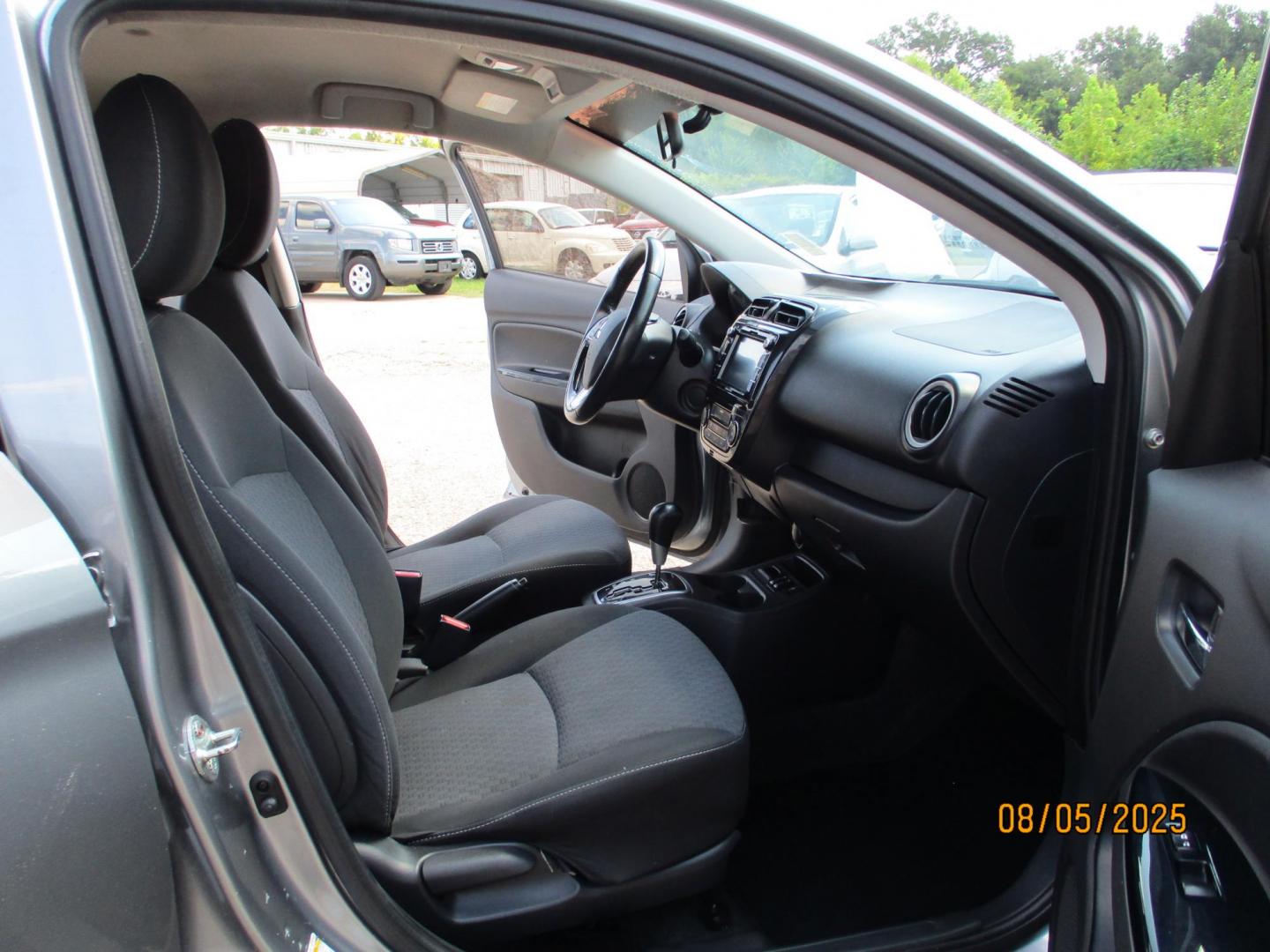 2018 SILVER /GRAY MITSUBISHI MIRAGE GT (ML32A5HJ8JH) with an 1.2L L3 DOHC engine, CVT transmission, located at 19224 Kuykendahl Rd, Spring, TX, 77379, (713) 947-1245, 30.049259, -95.491402 - Photo#11