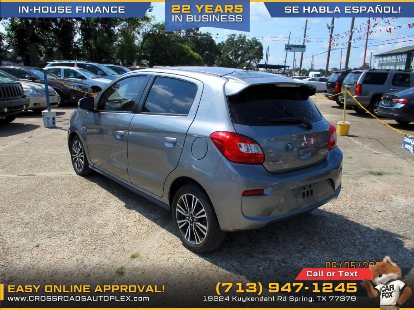 2018 SILVER /GRAY MITSUBISHI MIRAGE GT (ML32A5HJ8JH) with an 1.2L L3 DOHC engine, CVT transmission, located at 19224 Kuykendahl Rd, Spring, TX, 77379, (713) 947-1245, 30.049259, -95.491402 - Photo#2