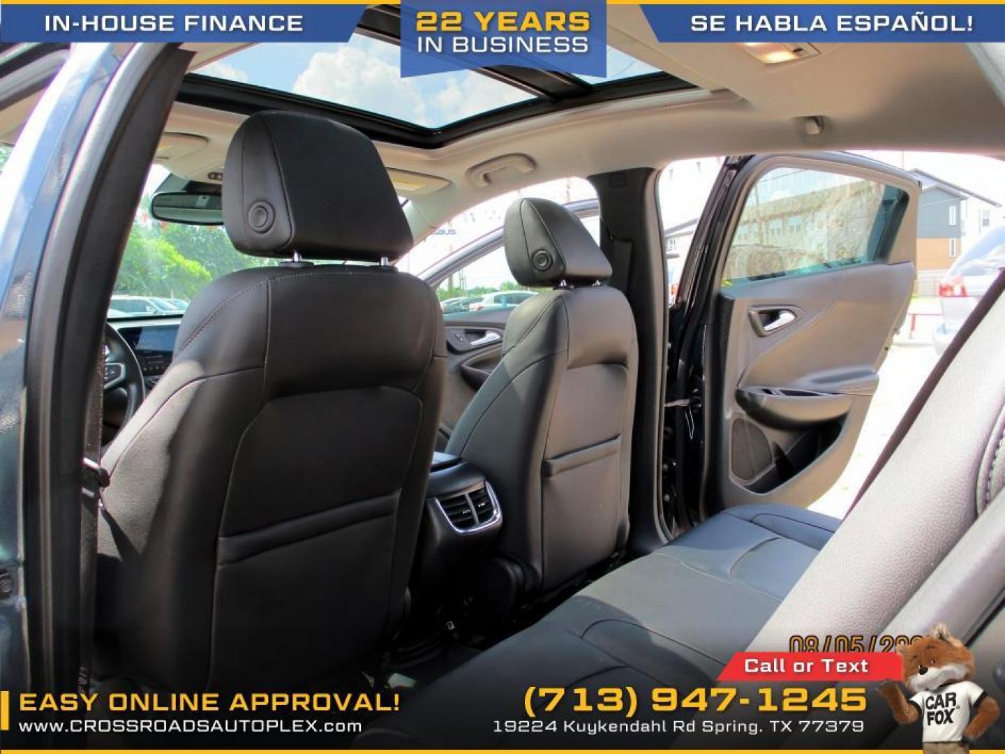 2019 SILVER /SILVER CHEVROLET MALIBU LT (1G1ZD5ST3KF) with an 1.5L L4 DOHC 16V engine, 6-SPEED AUTOMATIC transmission, located at 19224 Kuykendahl Rd, Spring, TX, 77379, (713) 947-1245, 30.049259, -95.491402 - Photo#9
