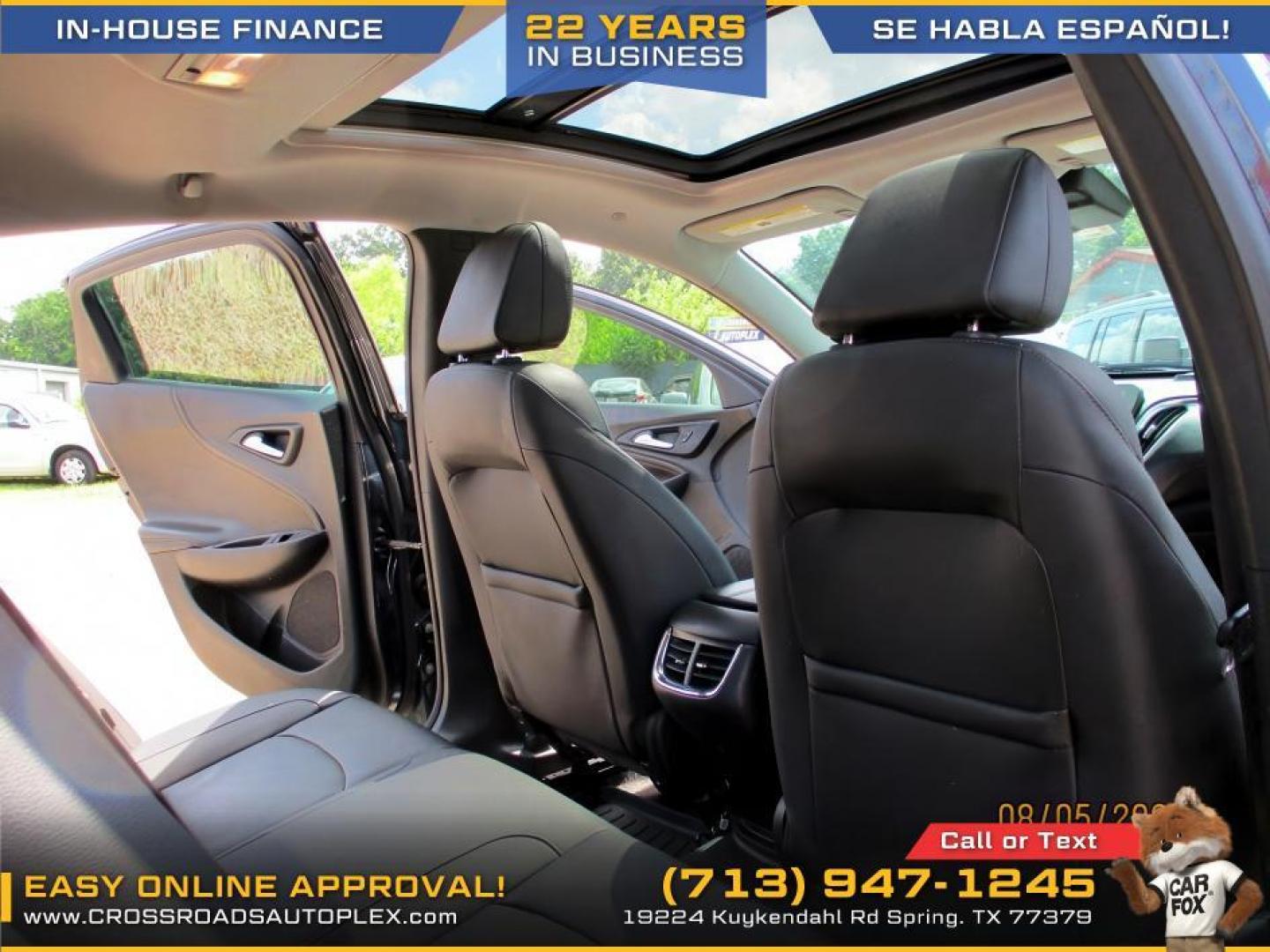 2019 SILVER /SILVER CHEVROLET MALIBU LT (1G1ZD5ST3KF) with an 1.5L L4 DOHC 16V engine, 6-SPEED AUTOMATIC transmission, located at 19224 Kuykendahl Rd, Spring, TX, 77379, (713) 947-1245, 30.049259, -95.491402 - Photo#10