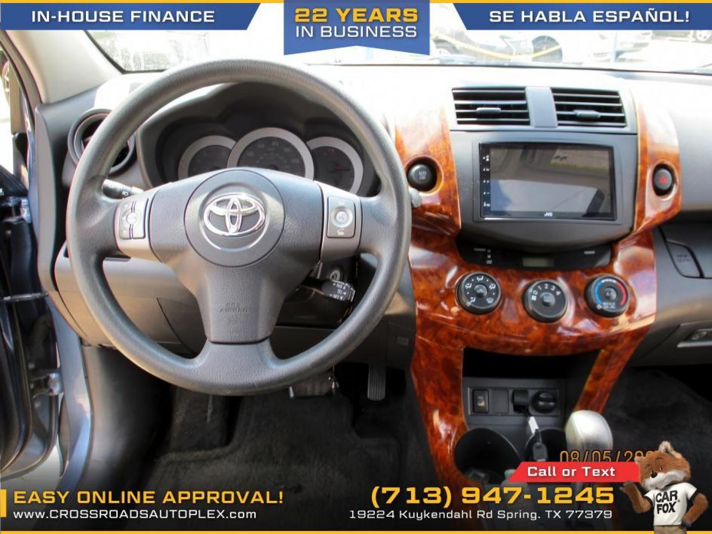 2012 SILVER /SILVER TOYOTA RAV4 Base I4 2WD (2T3ZF4DV8CW) with an 2.4L L4 DOHC 16V engine, 4-SPEED AUTOMATIC transmission, located at 19224 Kuykendahl Rd, Spring, TX, 77379, (713) 947-1245, 30.049259, -95.491402 - Photo#9