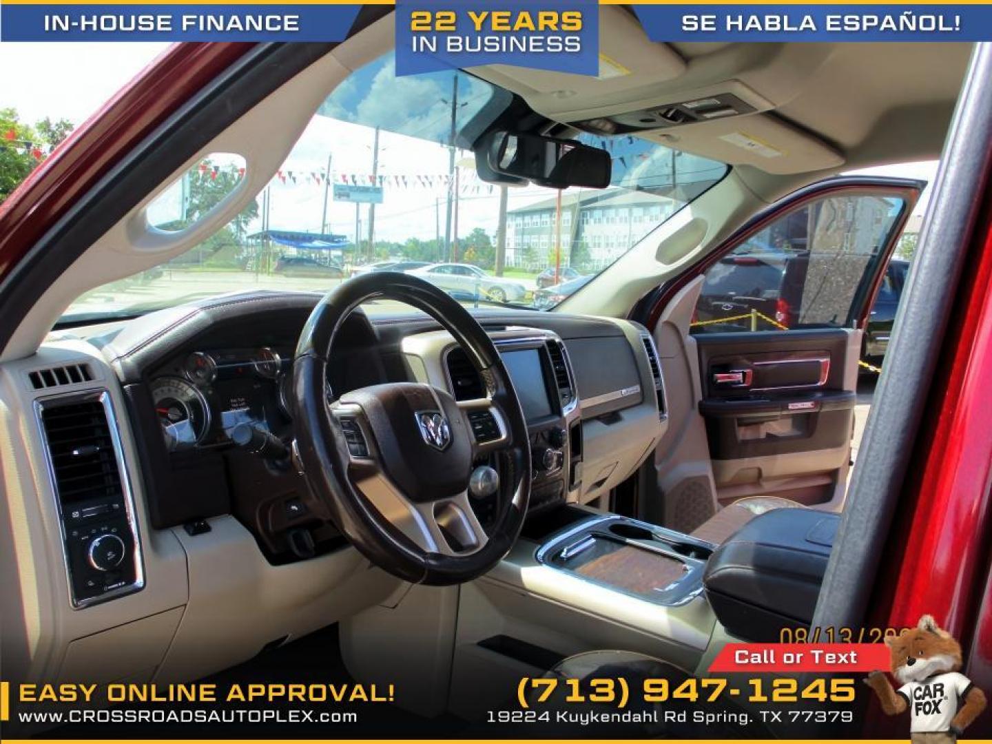 2016 BROWN /BROWN RAM 1500 Longhorn Crew Cab SWB 4WD (1C6RR7PT0GS) with an 5.7L V8 OHV 16V engine, 8-SPEED AUTOMATIC transmission, located at 19224 Kuykendahl Rd, Spring, TX, 77379, (713) 947-1245, 30.049259, -95.491402 - Photo#5