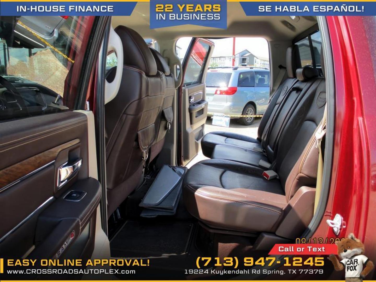 2016 BROWN /BROWN RAM 1500 Longhorn Crew Cab SWB 4WD (1C6RR7PT0GS) with an 5.7L V8 OHV 16V engine, 8-SPEED AUTOMATIC transmission, located at 19224 Kuykendahl Rd, Spring, TX, 77379, (713) 947-1245, 30.049259, -95.491402 - Photo#8