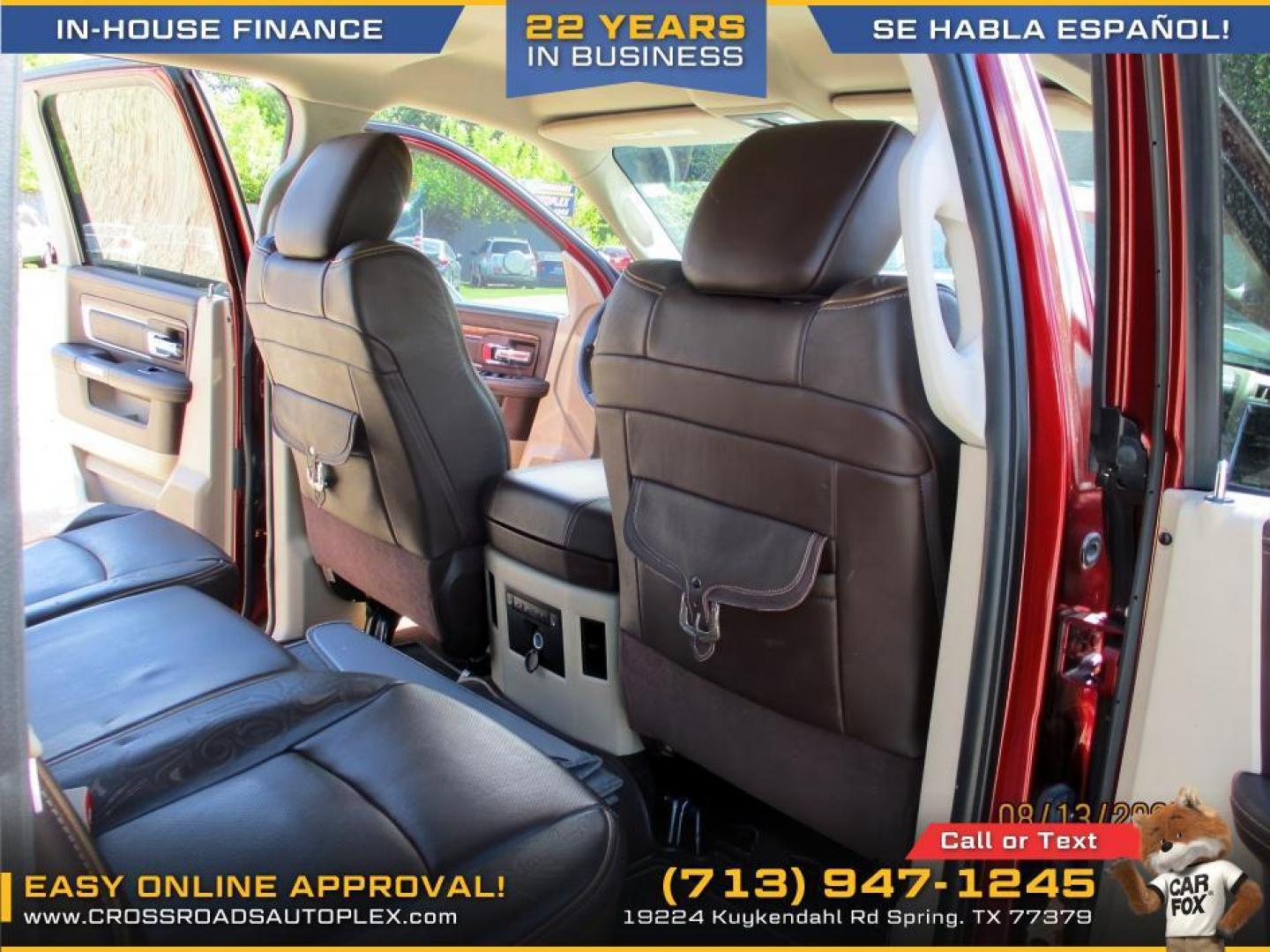2016 BROWN /BROWN RAM 1500 Longhorn Crew Cab SWB 4WD (1C6RR7PT0GS) with an 5.7L V8 OHV 16V engine, 8-SPEED AUTOMATIC transmission, located at 19224 Kuykendahl Rd, Spring, TX, 77379, (713) 947-1245, 30.049259, -95.491402 - Photo#13