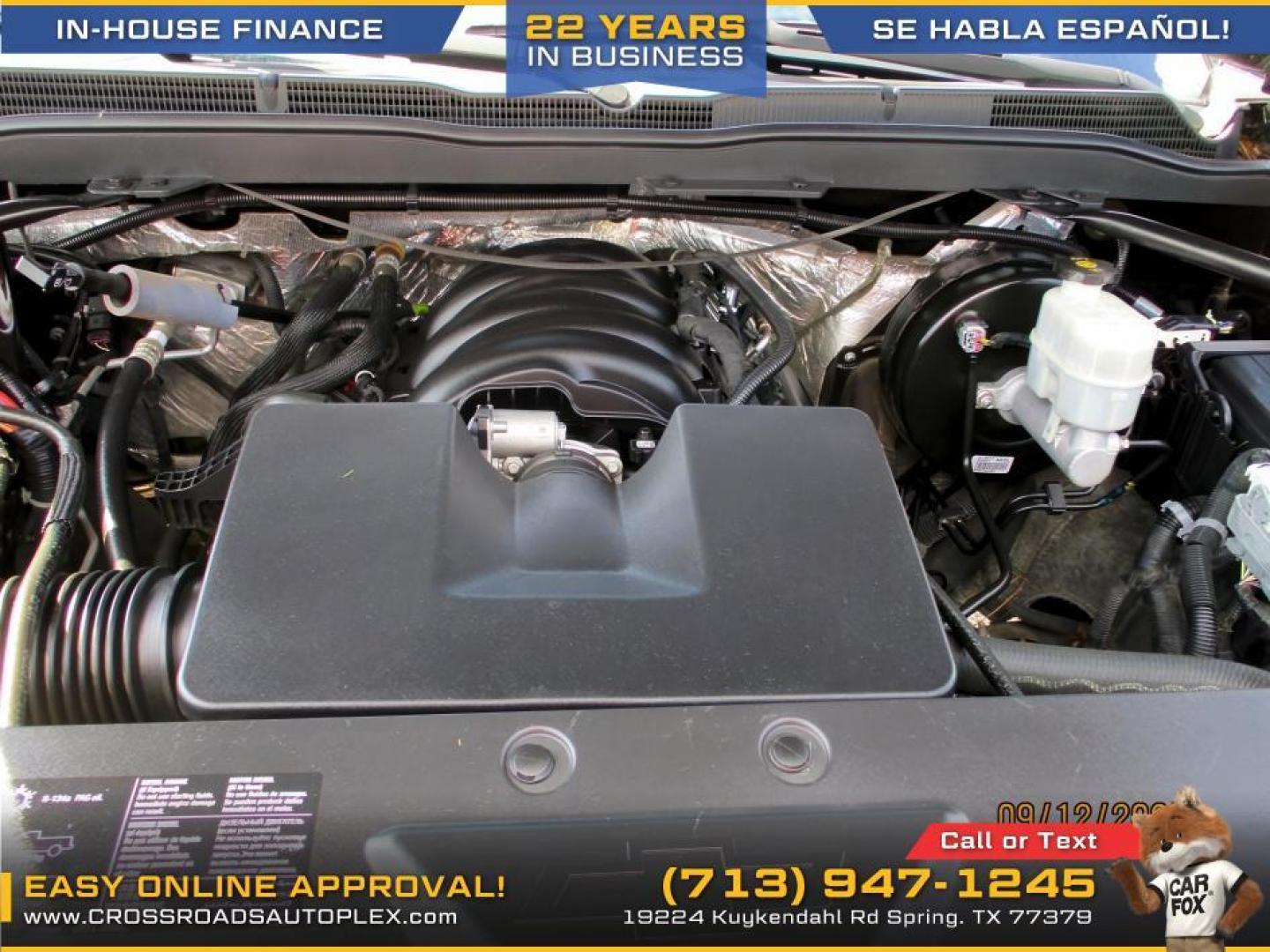 2015 BLACK /BLACK CHEVROLET SILVERADO 1500 LT Crew Cab 2WD (3GCPCREHXFG) with an 4.3L V6 OHV 12V engine, 6-SPEED AUTOMATIC transmission, located at 19224 Kuykendahl Rd, Spring, TX, 77379, (713) 947-1245, 30.049259, -95.491402 - Photo#13